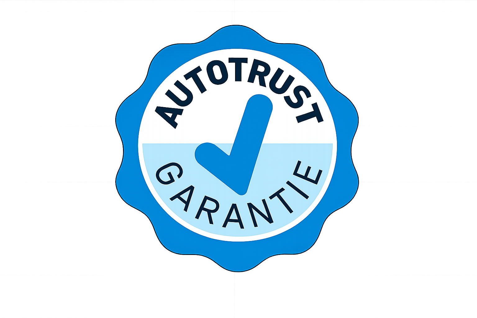 Autotrust garantie logo with checkmark